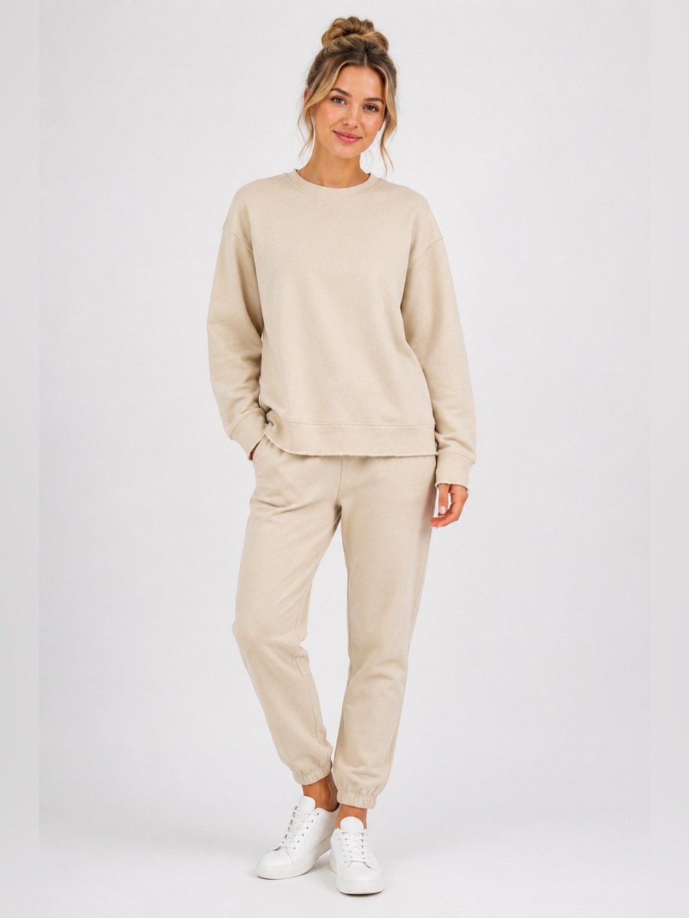 NWT Naked Wardrobe Sweatshirt AND Matching Jogger Pants SET, Size Small